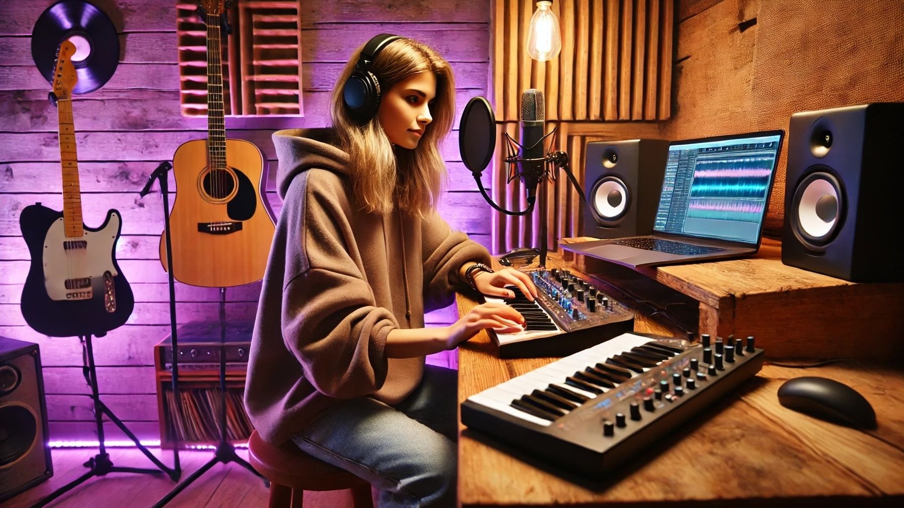 AI music production