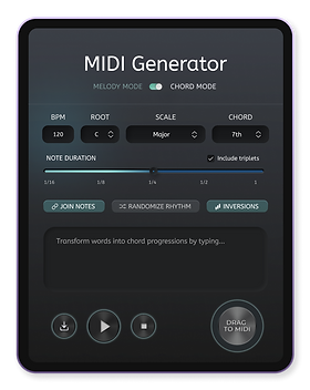AudioCipher Text-to-MIDI Plugin