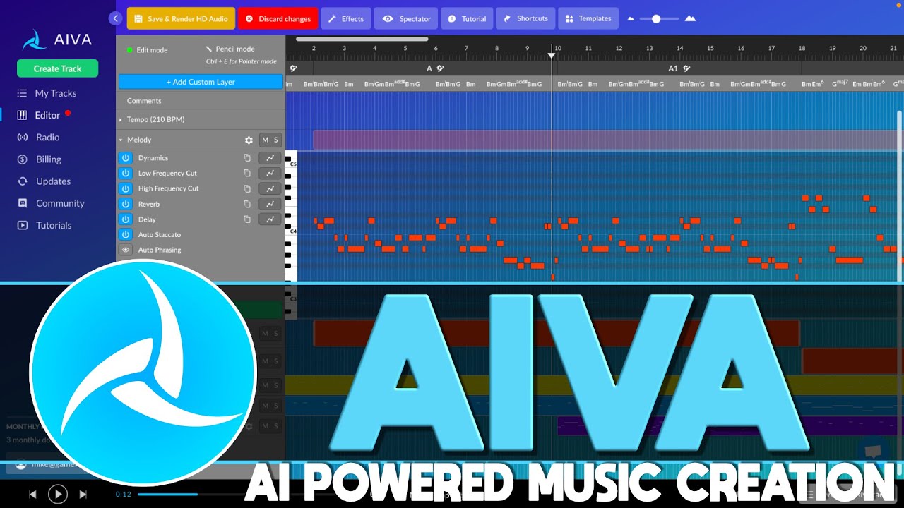 AIVA AI Music Composition Software