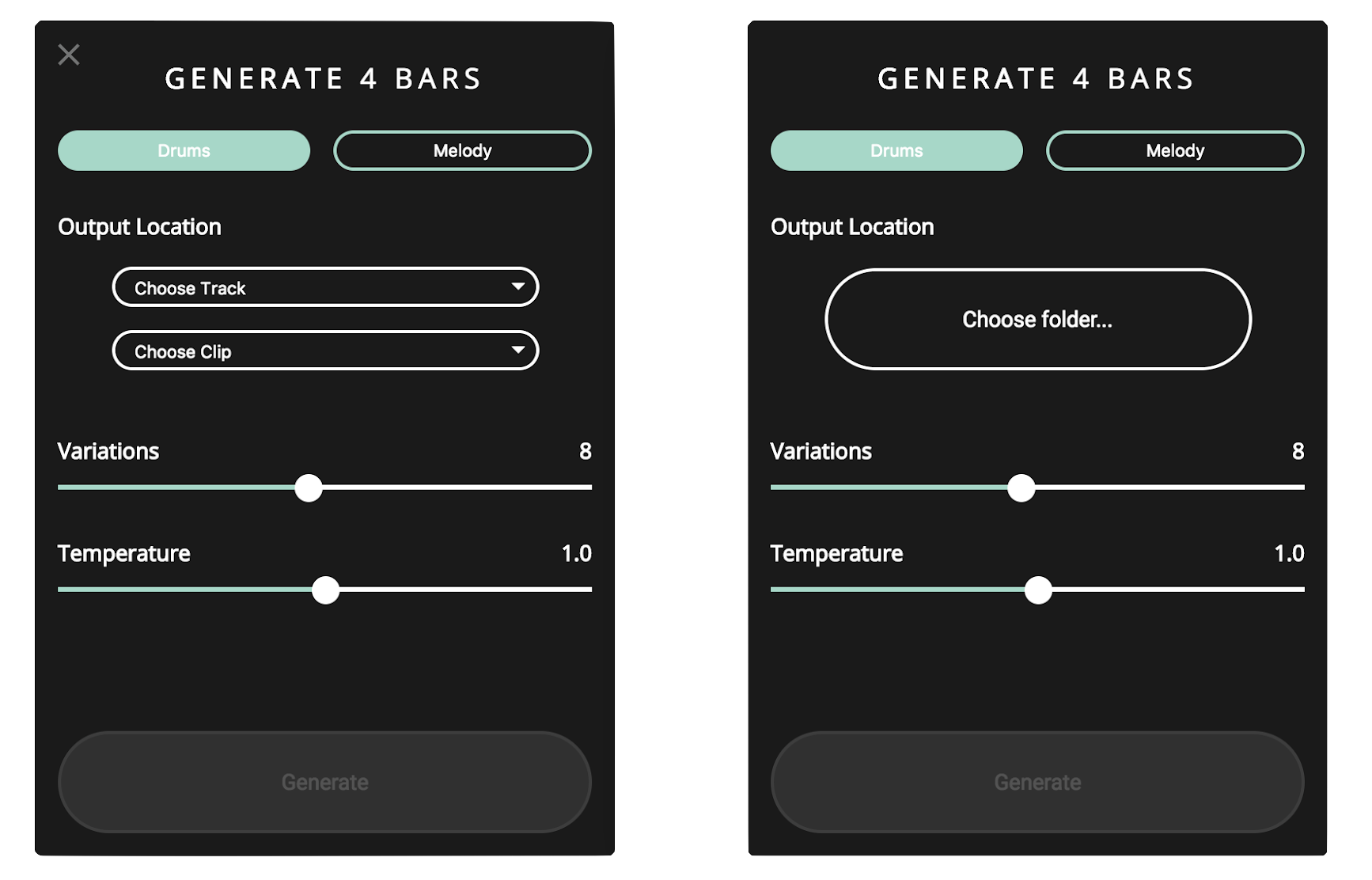 Magenta Studio TensorFlow Plugins